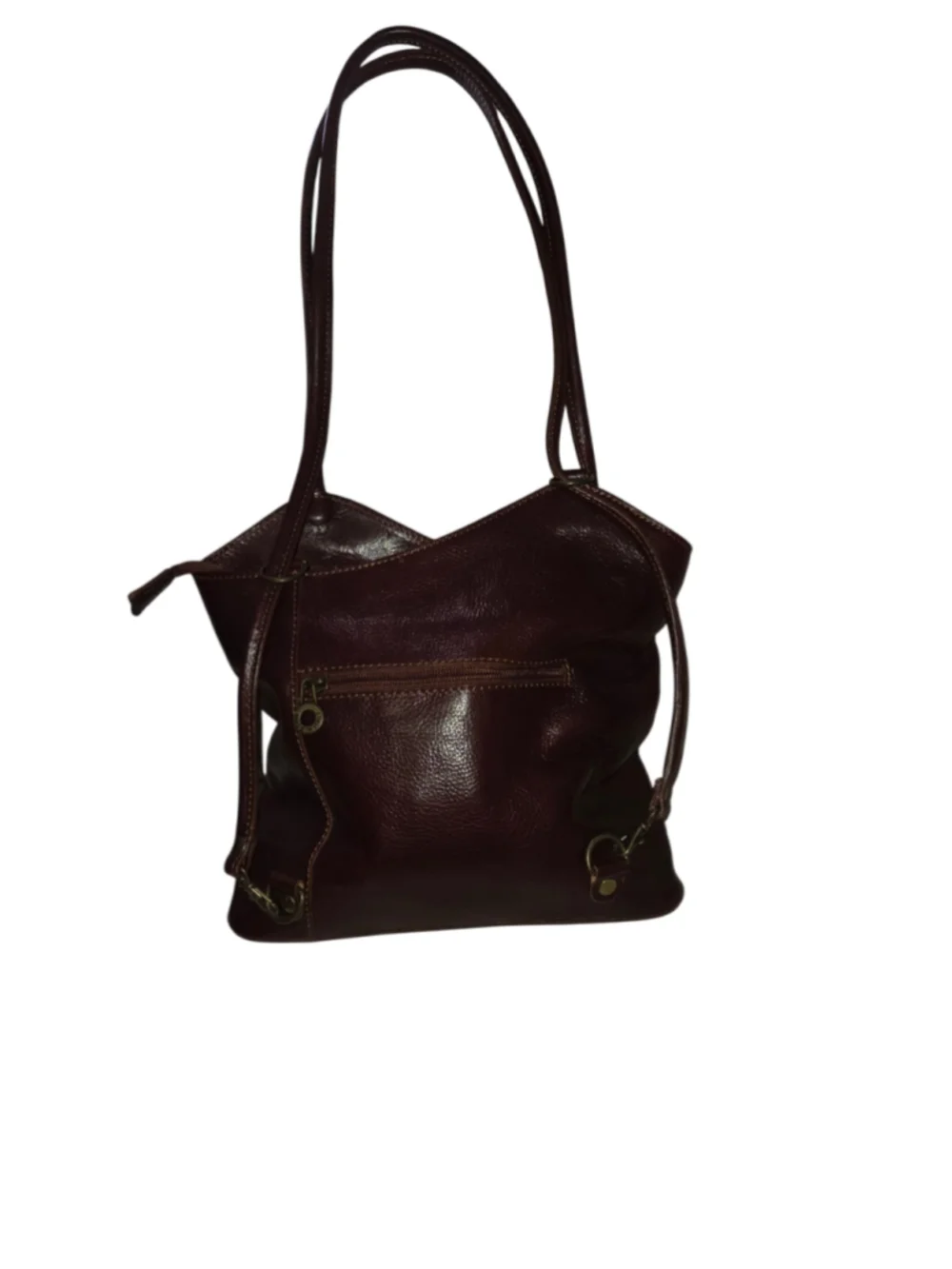 Marco Firenze Convertible Brown Leather Bag - A Versatile Essential